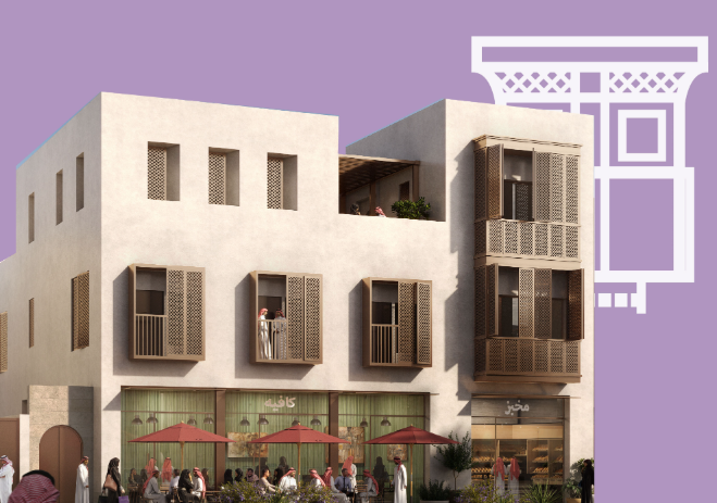 العمارة الحجازية الساحلية وفتحات النوافذ المزخرفة