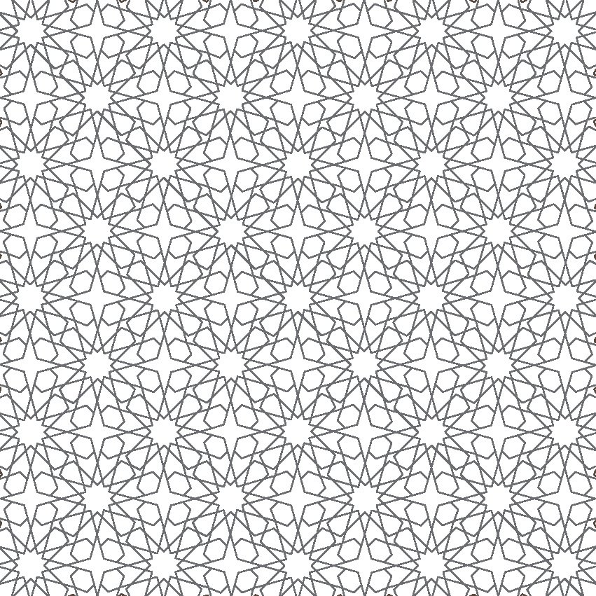 وحدة زخرفية هندسية ثالثة