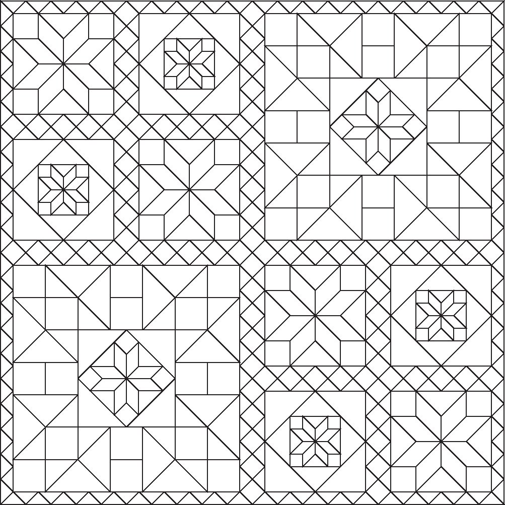 وحدة زخرفية هندسية رابعة